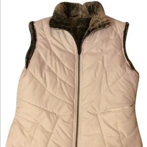 Sherpa lined vest